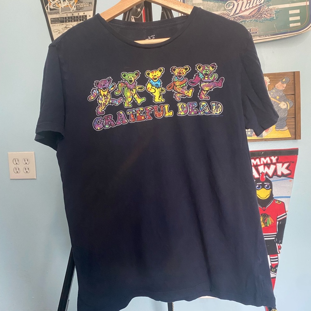 Grateful Dead Dancing Bears Short Sleeve Graphic Tee Shirt Size Small